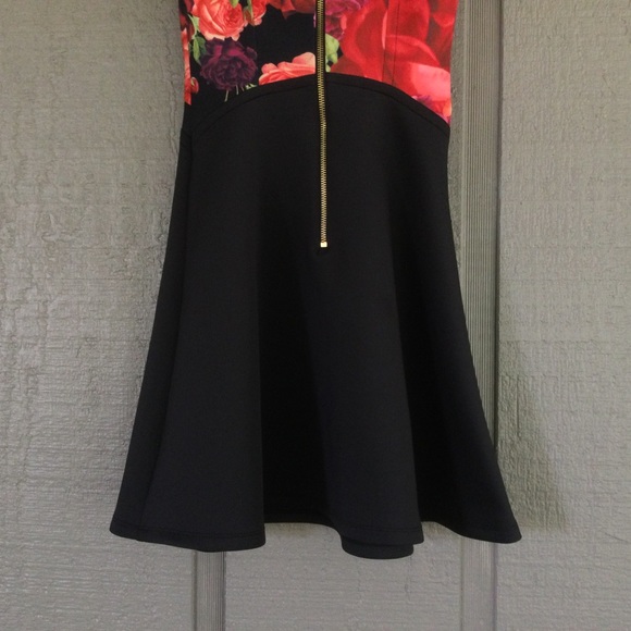 Ted Baker London Xylee Skater Mini Dress Size 0 00 In Floral Print Preppy Women - Picture 6 of 13